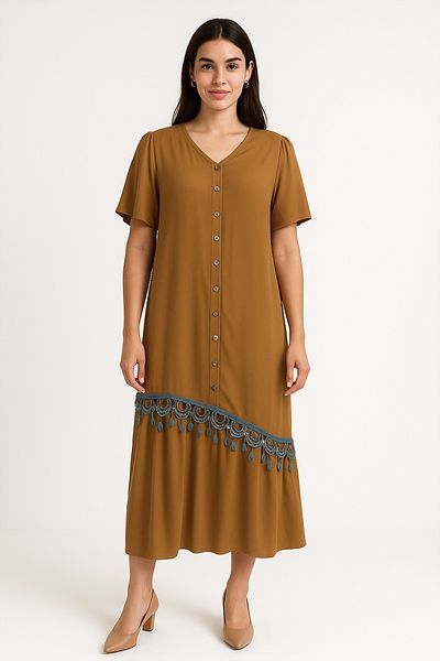 Lilo Co VelvetDrop Button Dress