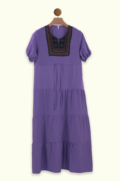 Lilo Co Folkcharm Tiered Dress