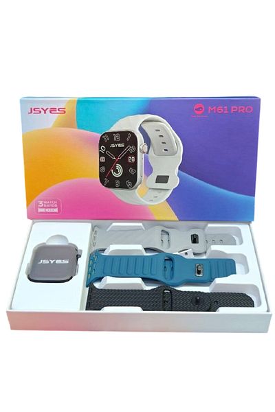 MACON SYES M61 Pro Smartwatch with Bluetooth Calling, Fitness Tracking, and Large Display