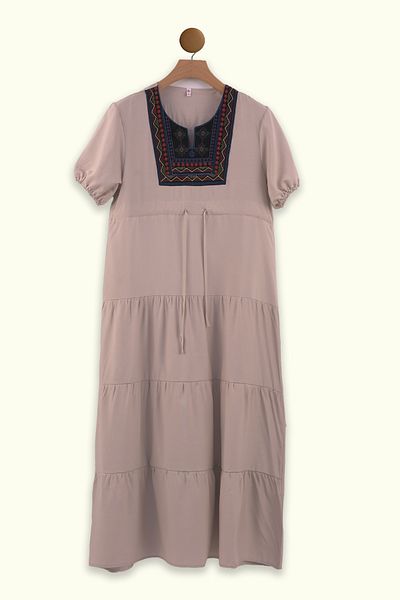 Lilo Co Folkcharm Tiered Dress