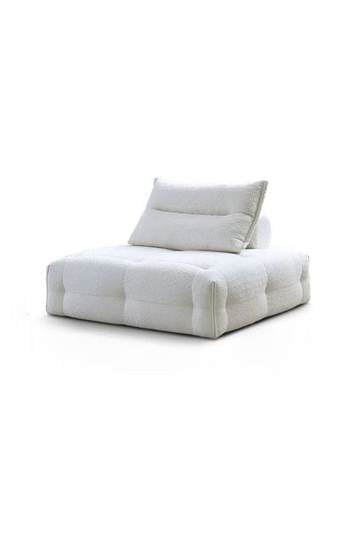 MAPLE HOME DECORATION Maple Home Modular Armless Square Couch Free Combination Accent Chair 90cm Living Room Furniture