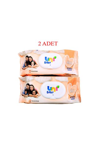 Uni Baby Family Wet Wipes 90's X 2 Pieces