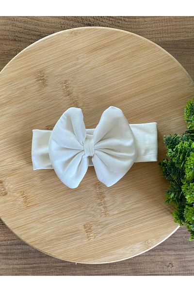 KAYRASTORETESETTÜR The Most Comfortable Summer Combed Cotton Bow Bandana for 0-2 Years Old Baby Girls