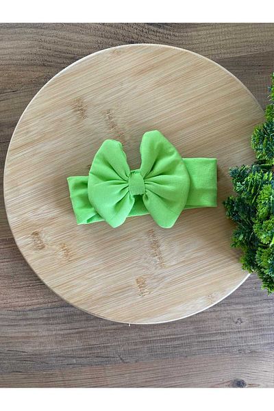 KAYRASTORETESETTÜR The Most Comfortable for Your Baby, Summer Combed Cotton Bow Bandana for 0-2 Years Old Baby Girls