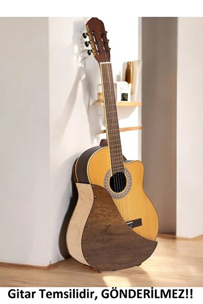 Donizetti Dekoratif Özel Giydirilebilir Tasarım Ahşap Gitar Standı - Kaliteye...