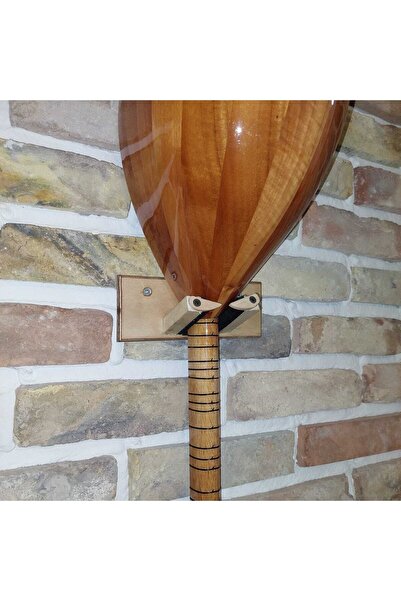 Donizetti Ahşap Bağlama Saz Duvar Askısı Standı Natural