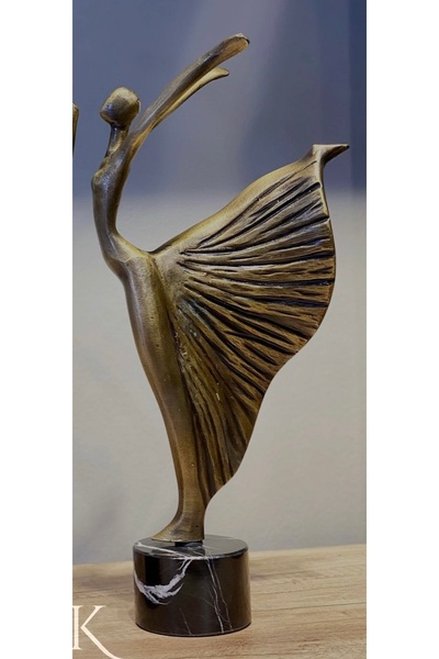 MIARIK DESIGN & DEKORASYON Dekoratif Tekli Balerin Obje Dekor