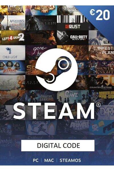 Steam Gift Card 20 Euro