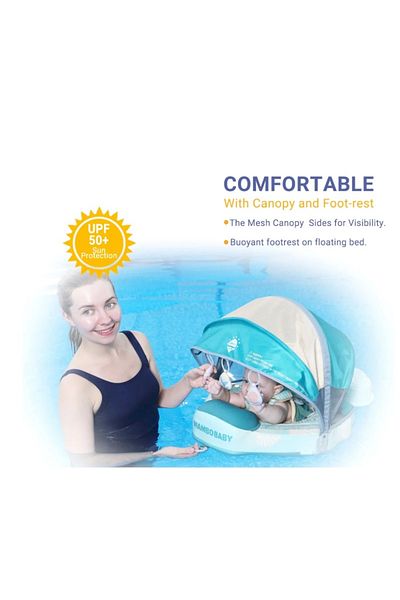 Schulzz Mambobaby Seashell Pattern Sun Protection for Babies - Safe Children Swimming with Safety Lock