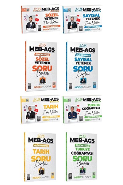 İndeks Akademi 2026 MEB-AGS Sözel + Sayısal Yetenek + Tarih + Türkiye Coğrafy...