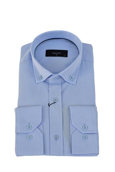 ADVANTE Чоловіча класична сорочка з довгими рукавами та армурою BGL-ST03501