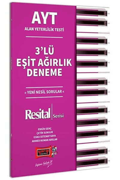Yargı Yayınları Süper Fiyat - Yargı Yks Ayt Eşit Ağırlık Resital 3 Lü Deneme