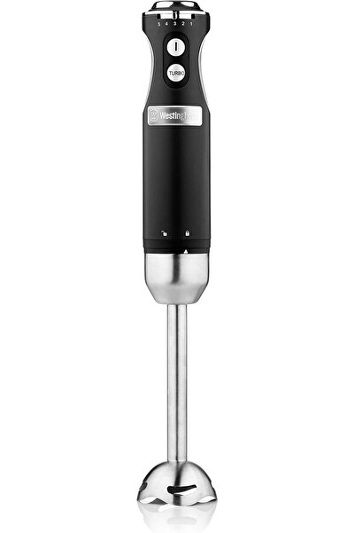 Westinghouse Retro Hand Blender - 600W Handheld Stick Blender for Kitchen - Stainless Steel Electric