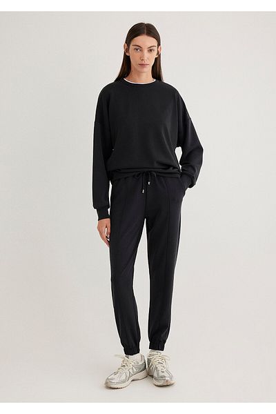 Mavi Lux Touch Schwarze Modal-Jogginghose 1600453 -900