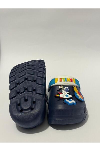 Calx Smile Figürlü Okul Öncesi Kreş Ev Okul Havuz Bahçe Çocuk Kaymaz Taban Eva Sandalet Terlik