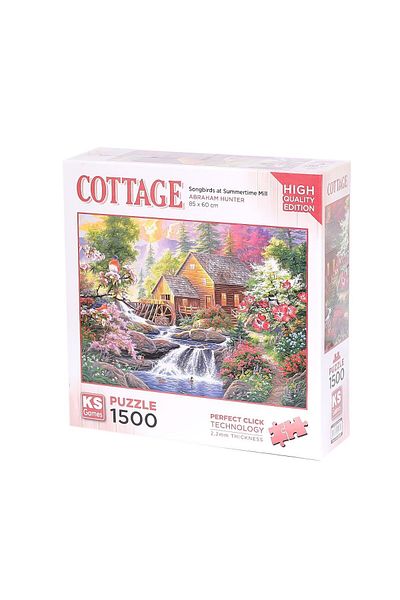 Sunman Fabbatoys Songbirds at Summertime Mill 1500 Piece Puzzle