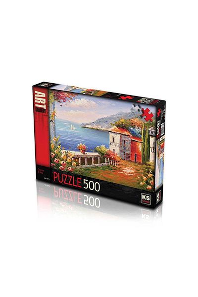 Ks Puzzle Fabbatoys Garden Sea 500 Piece Puzzle