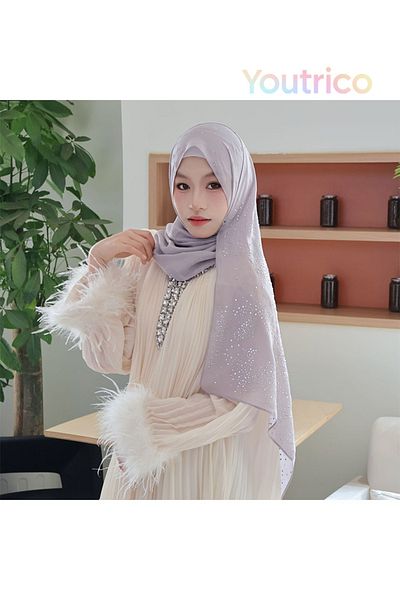 Youtrico Banquets&Party,shawls &bandanas,rhinestone prints,Evening dress matching,length:175cm