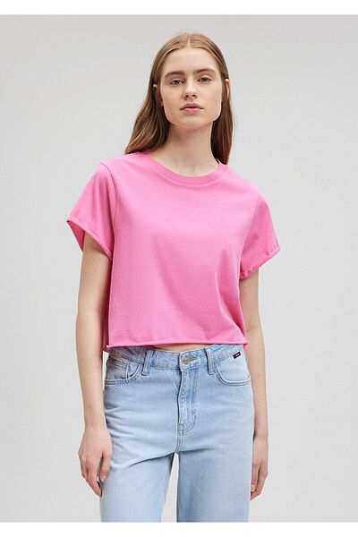 Mavi Pink Basic T-shirt Crop / Short Cut168220-71095