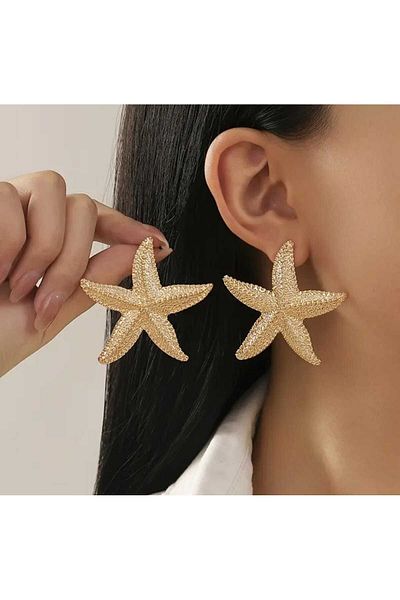Beyna Starfish Earrings 5 cm