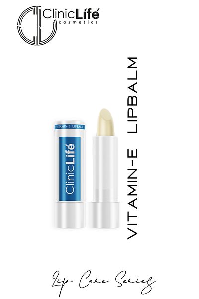 cliniclife Lip Care Cream 4,8 gr, Vitamin E Lip Care Moisture Lip Balm with Natural Oils