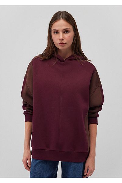 Mavi Claret Red Crew Neck Sweatshirt - 1S10200-87830