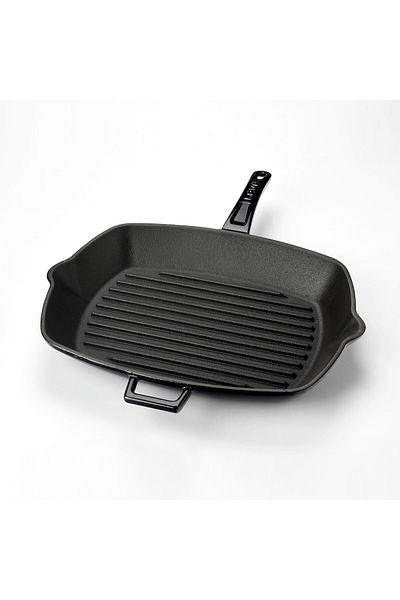 Lava 26x32cm Rectangular Grill - Iron Solid and Handle Pan