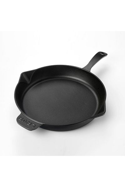 Lava Cast Round Frying Pan Cast Iron Solid HandleDiameter(Ø)34cm