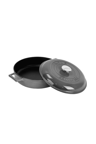 Lava Premium Series - Cast Iron Spring Pot, Iron Dome Form Lid, Diameter(Ø)28Cm