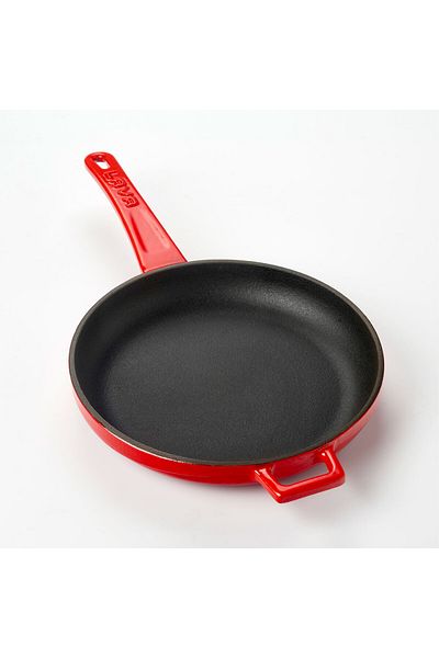 Lava Cast Round Frying Pan Cast Iron Solid Handle Diameter(Ø)20cm
