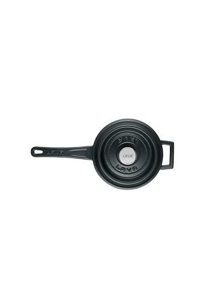 Lava Round Sauce Pot - Iron Solid, Trendy Series with Handle, Diameter (Ø16 cm)