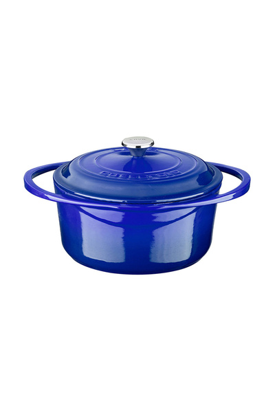 Lava Döküm Yuvarlak Tencere Döküm Demir Kapak Heritage Serisi Çap(Ø)20cm