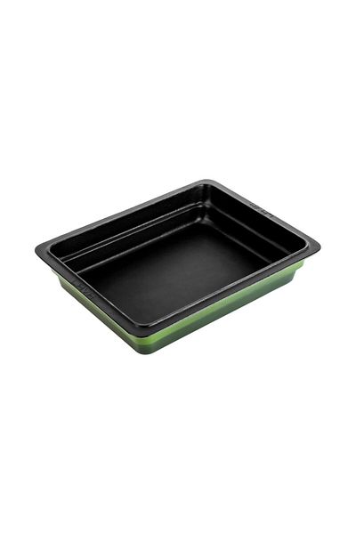 Lava 1/2 Rectangular Gastronomy Bathtub - Casting, 26X33Cm Size