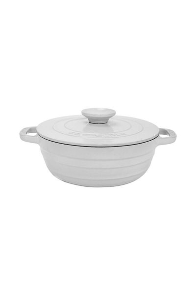 Lava Cast Round Pot Cast Iron Lid Experience Majolik Series Diameter(Ø)28cm