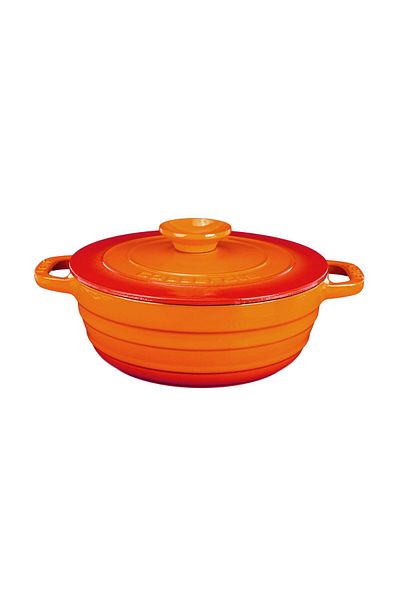 Lava Cast Round Pot Cast Iron Lid Experience Series Diameter(Ø)28cm