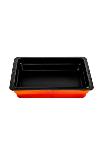 Lava 1/2 Rectangular Gastronomy Bathtub - Casting, 26X33Cm Size