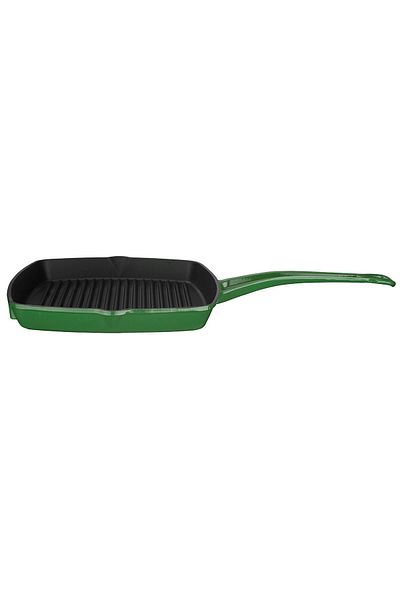 Lava Cast Square Grill Pan Cast Iron Solid HandleSize 26x26cm