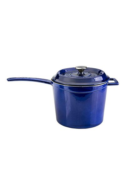 Lava Cast Round Sauce Pot Cast Iron Solid Handle Premium Series Diameter(Ø)18cm