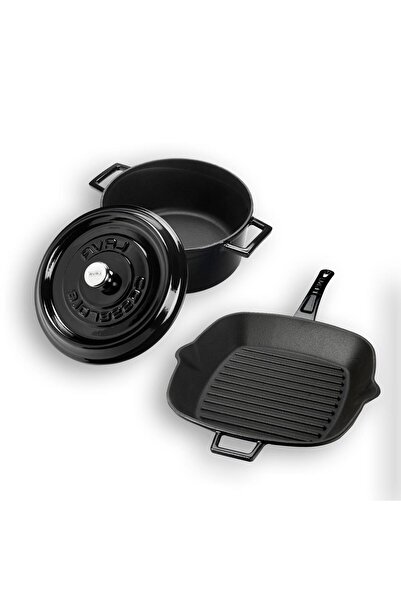Lava Cast Trendy 4 Piece Pot Pan Set