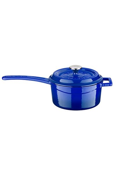 Lava Cast Round Sauce Pot Cast Iron Solid Handle Edition Series Diameter (ø16cm