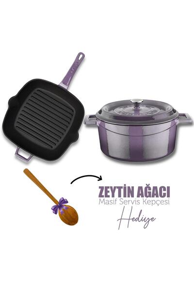 Lava Döküm Trendy 4 Parça Tencere Tava Seti