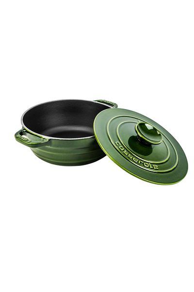 Lava Cast Round Pot Cast Iron Lid Experience Majolik Series Diameter(Ø)28cm