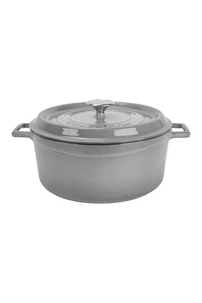 Lava Cast Round Pot Cast Iron Uniform Handle Premium Series Diameter(Ø)24cm