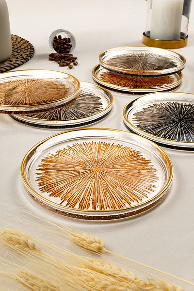 Fecra Mystic 6-Piece Cake Plate Set 16 cm