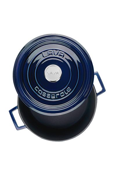 Lava Cast Iron Multi-Purpose Spring Pot Cast Iron Solid Handle Premium Series Diameter(Ø)28cm
