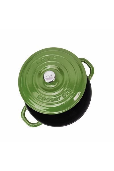 Lava Cast Round Pot Cast Iron Lid New Heritage Series Diameter(Ø)26cm