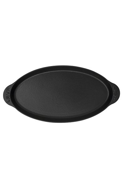 Lava Cast Iron Fish Plate with Solid Handles 15x29cm