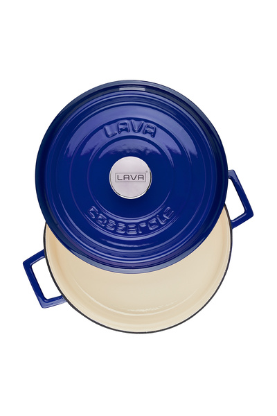 Lava Cast Iron Multi-Purpose Spring Pot Cast Iron Solid Handle Edition Series Diameter(Ø)28cm