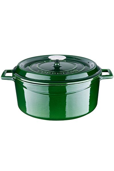 Lava Cast Round Pot Cast Iron Uniform Handle Premium Series Diameter(Ø)28cm