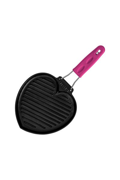 Lava Love Series Silicone Wire Handle Cast Shallow Grill Pan - 22X23Cm